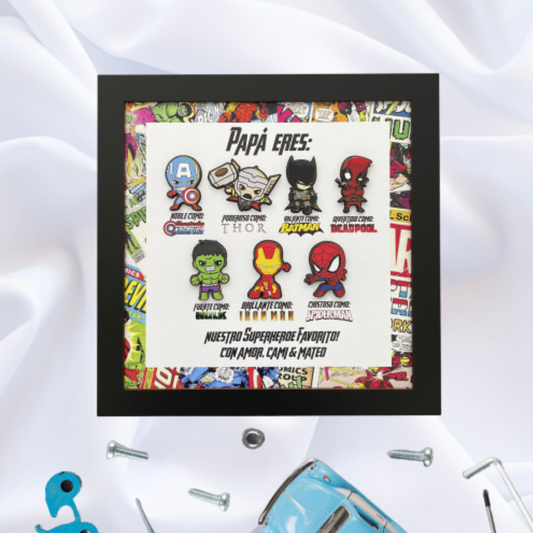 Cuadro papá SUPERHÉROE