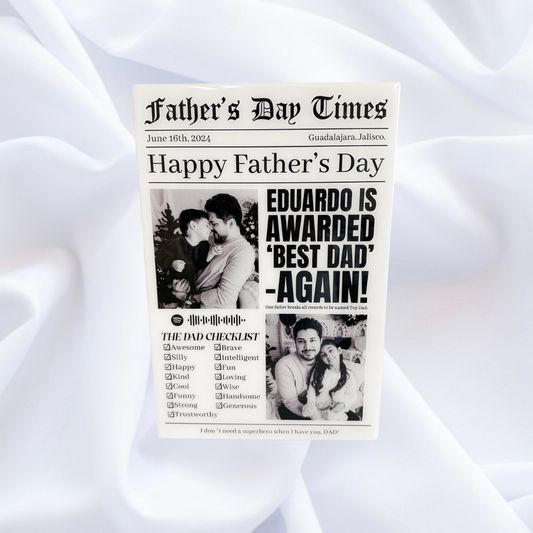 Cuadro PAPÁ periódico en inglés