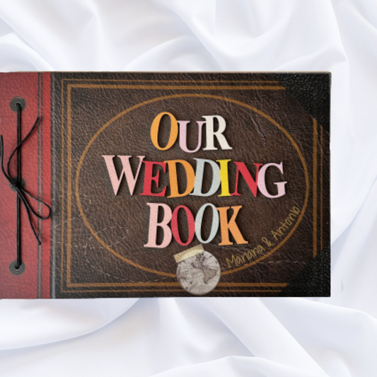 Libro de firmas y fotos para boda "Our Wedding Up" Álbum