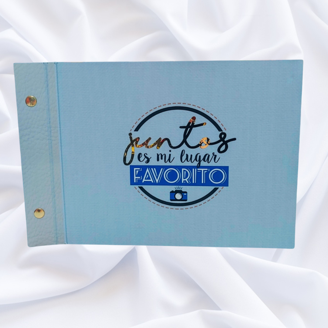 Álbum fotográfico "Juntos es mi lugar favorito"