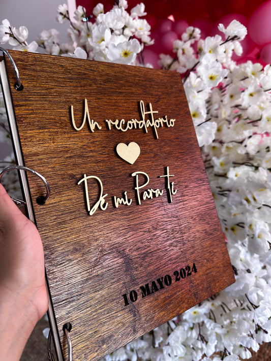 Libro de Firmas/Deseos de Madera