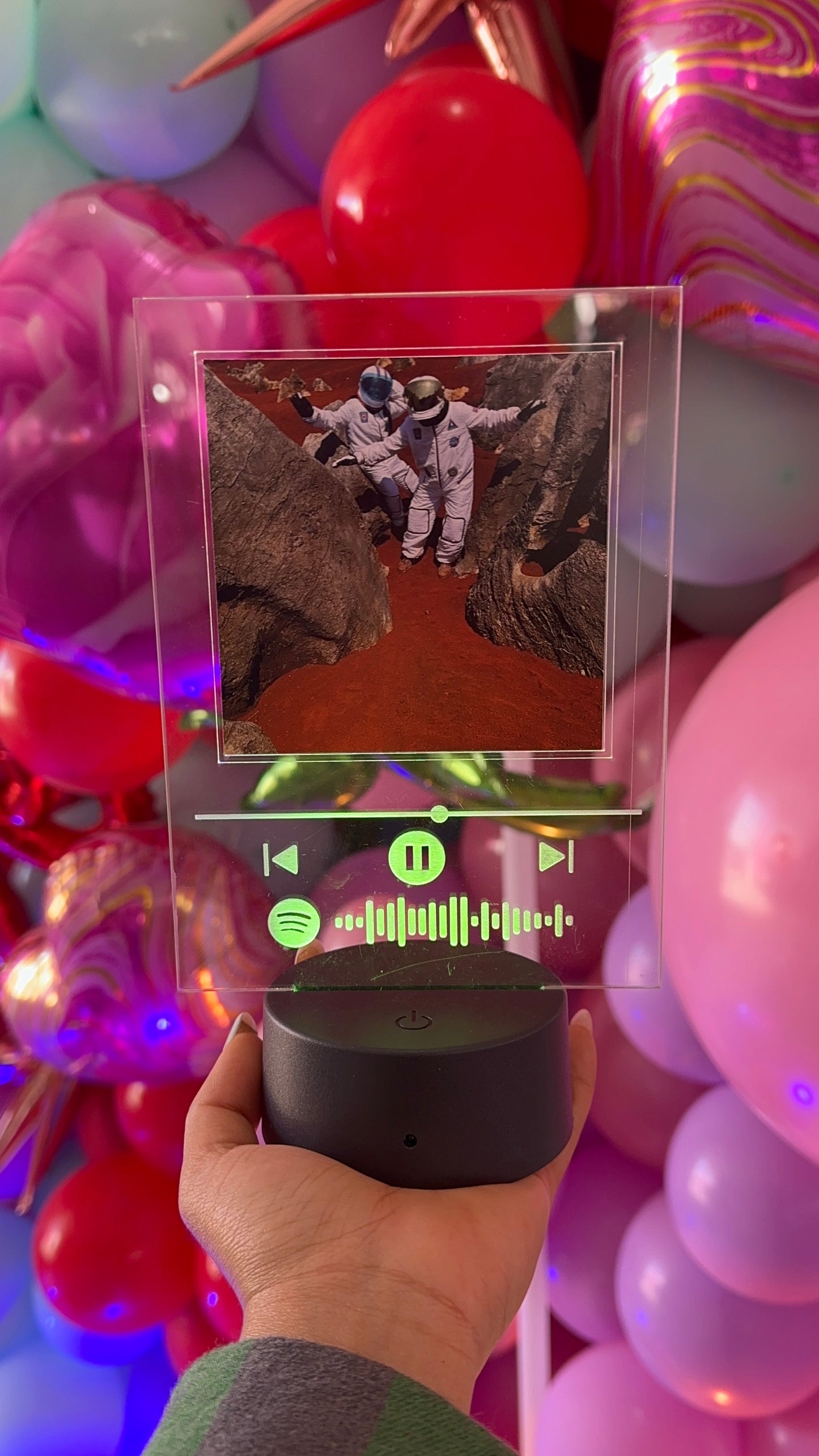 Lámpara personalizada Spotify