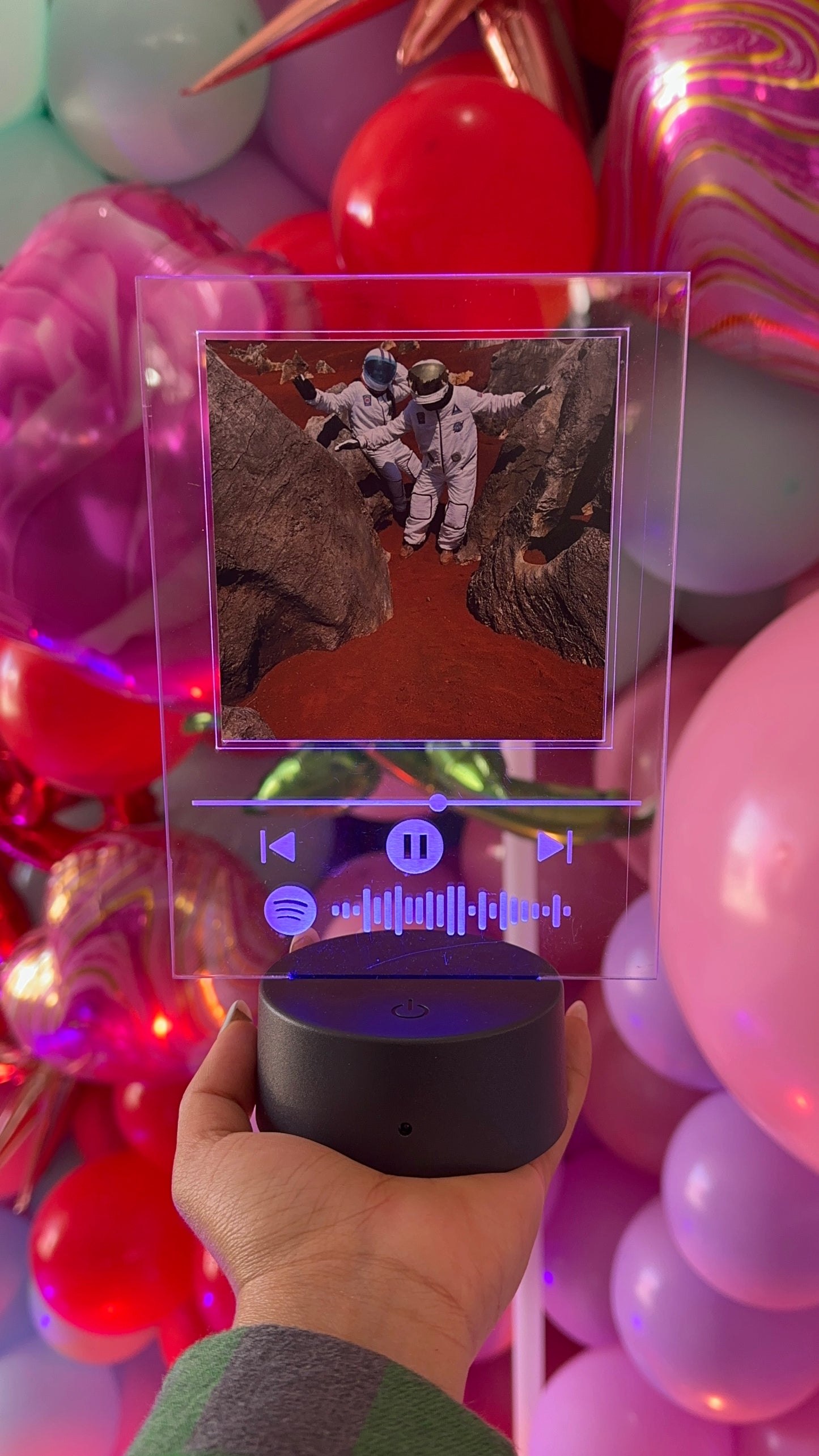 Lámpara personalizada Spotify