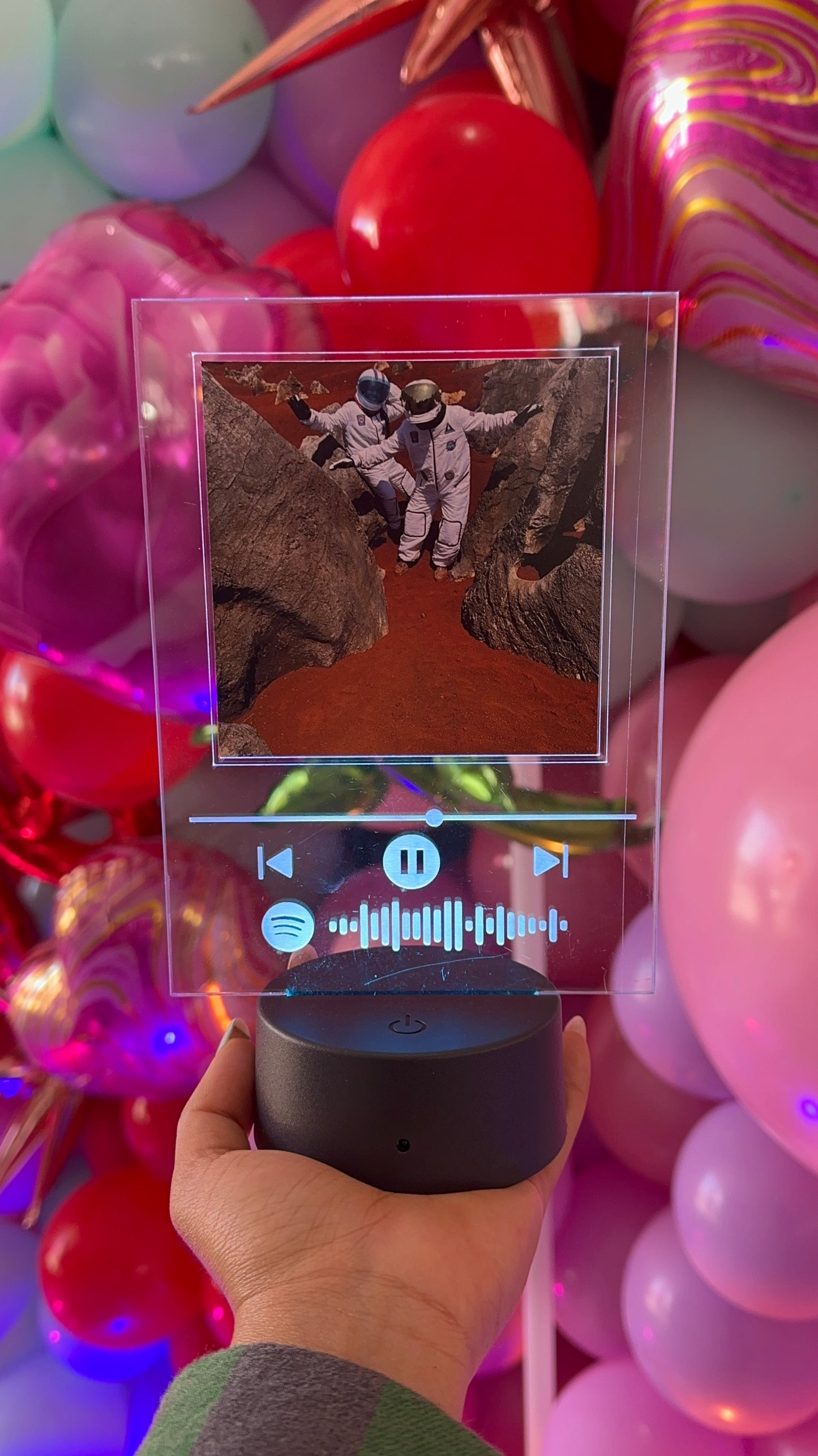 Lámpara personalizada Spotify