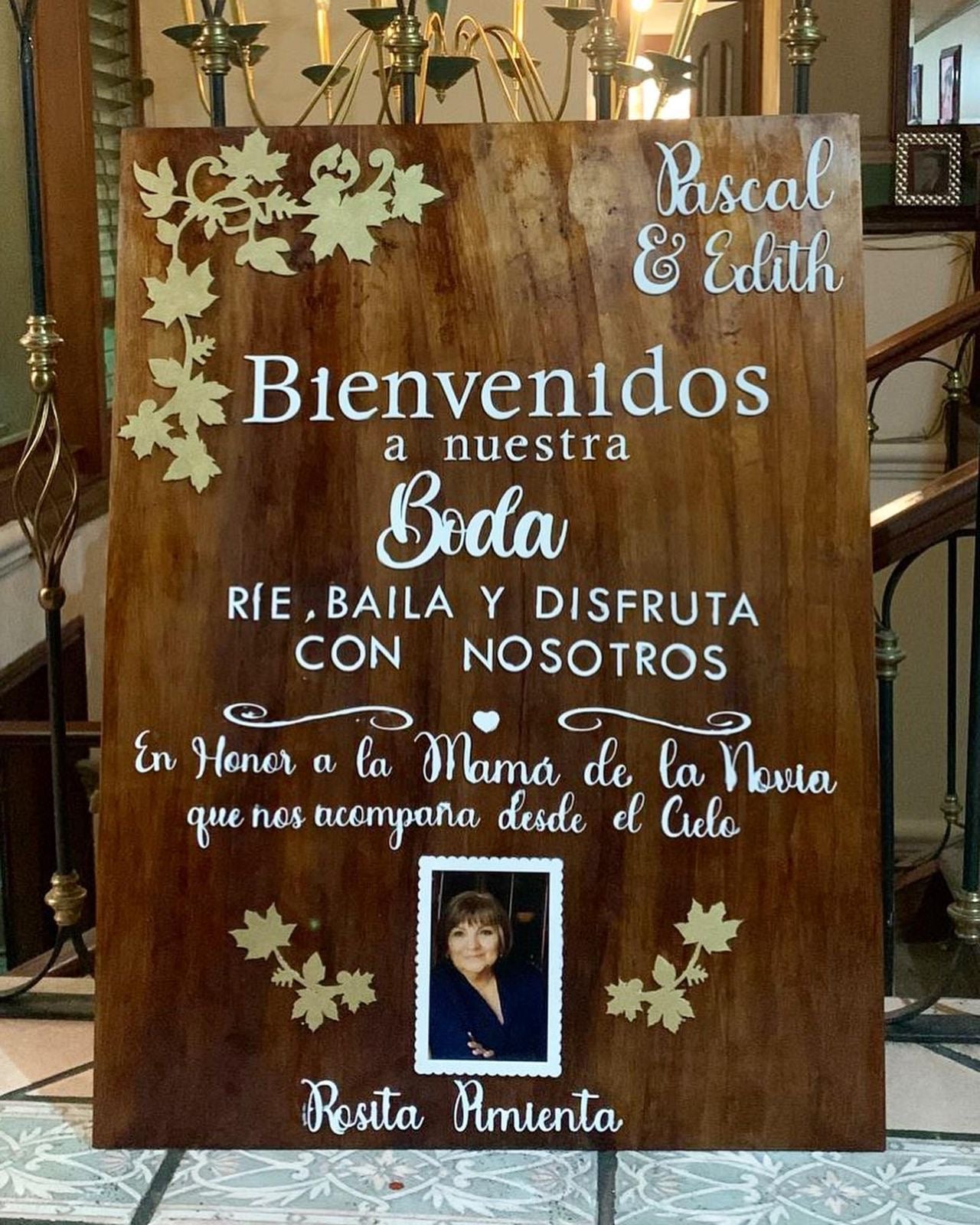 Letreros Conmemorativos (Boda, XV años, Baby Shower)