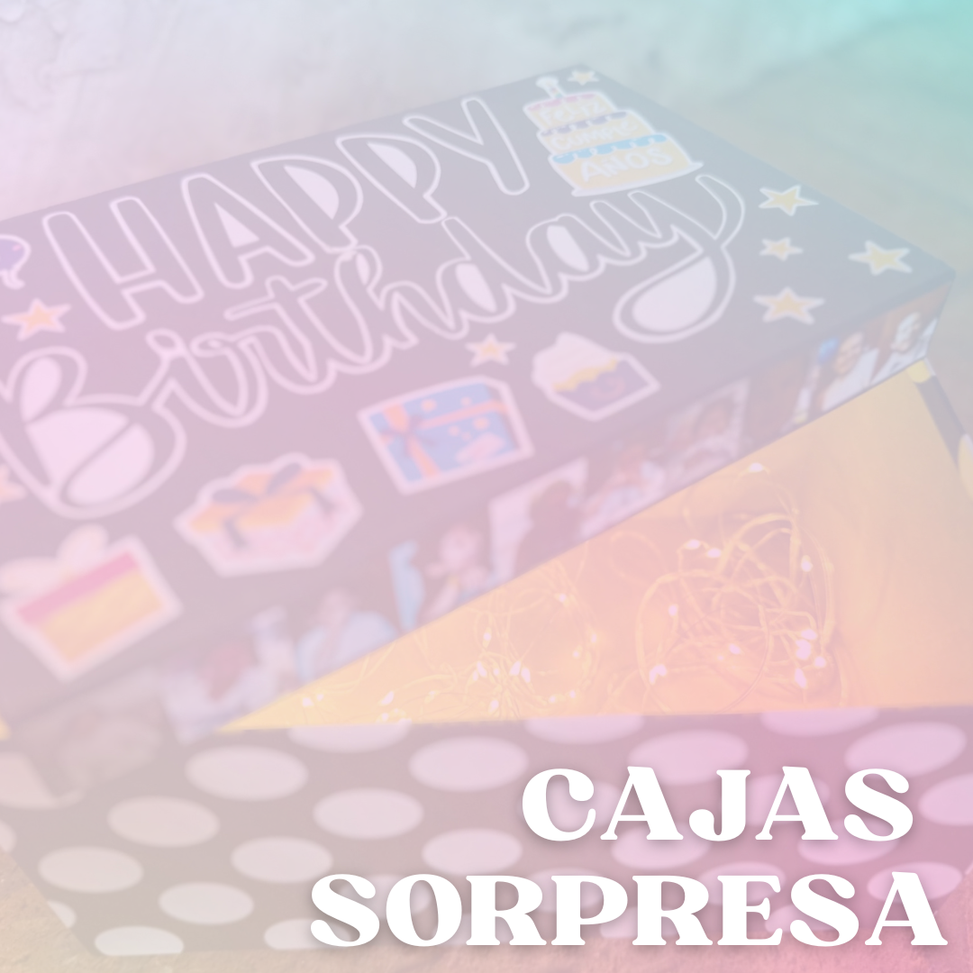Cajas Sorpresa (de cartón)