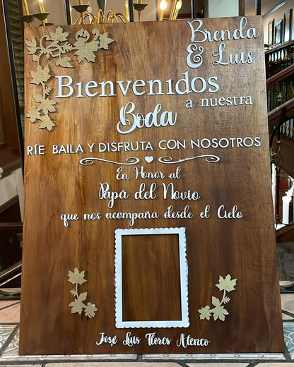 Letreros Conmemorativos (Boda, XV años, Baby Shower)