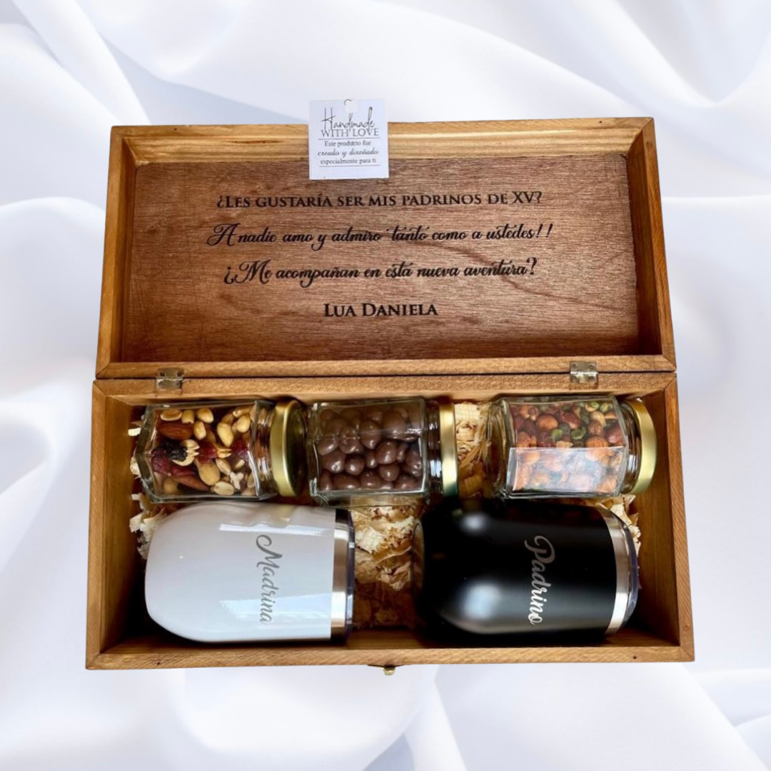 Caja para padrino (Duo termos)