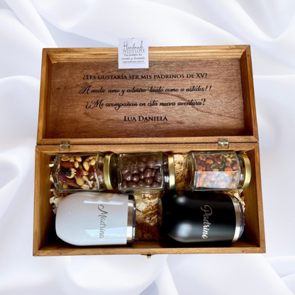 Caja para padrino (Duo termos)
