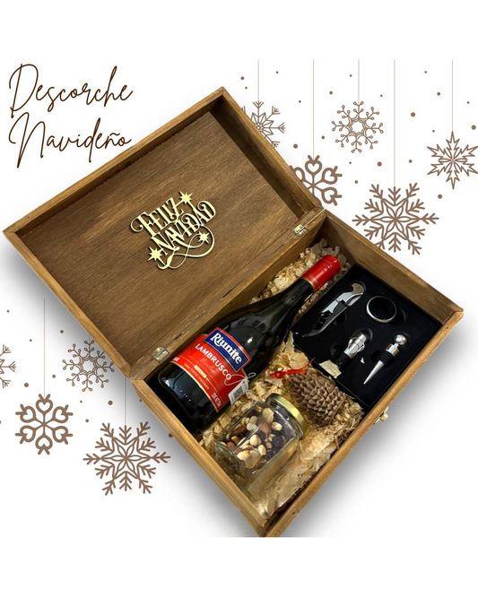 Caja Navideña "Descorche navideño"
