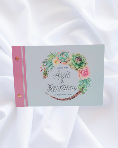 Libro de firmas y fotos para boda "Nuestra boda"