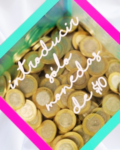 Alcancía de acrílico "ahorrando para______"