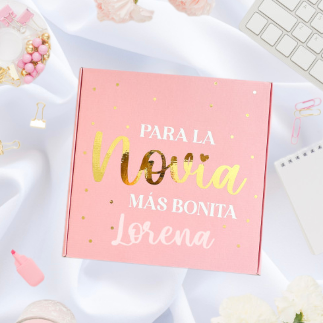 Caja "Bride Box" rosa (boda)