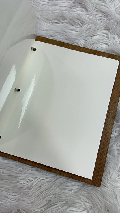 Álbum fotográfico de cartoncillo con protector personalizado